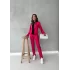 Fuşya Çift Renk P Şerit Eşofman Takımı