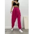 Fuşya Şalvar Keten Pantolon