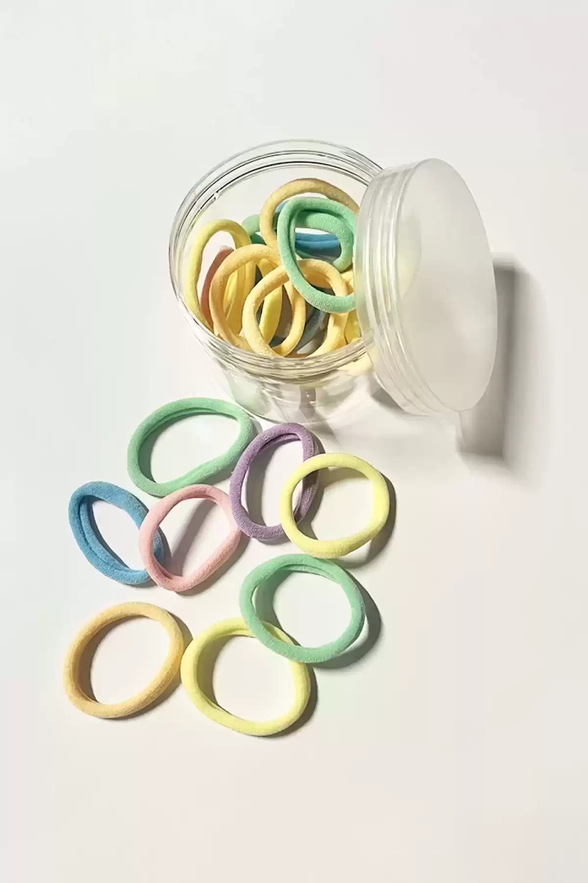 20 Adet Pastel Renkler Lastik Toka Set