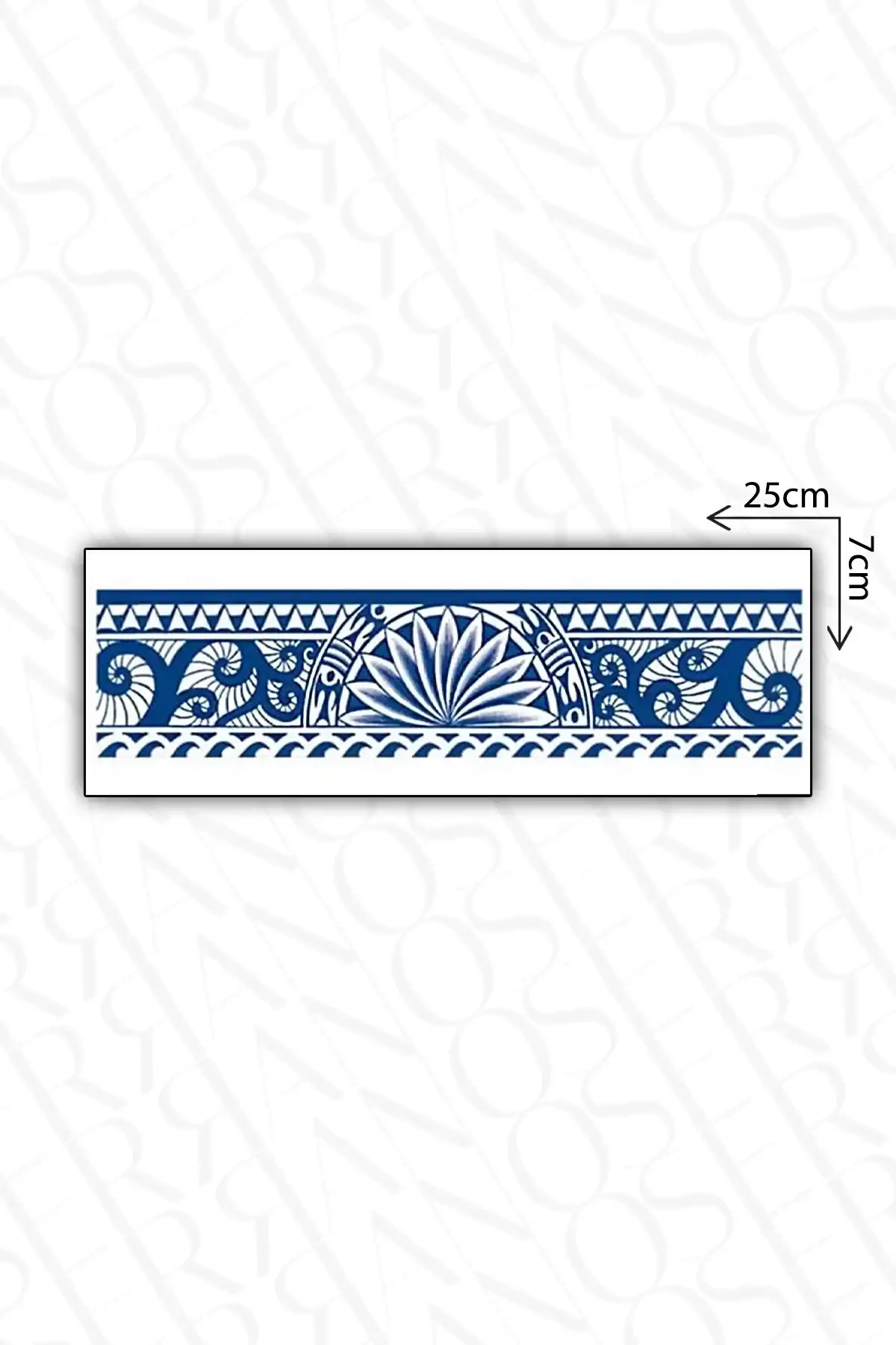 30 Gün / 1 Ay Kalıcı Jartiyer, Göbek, Bel Dövme Tattoo - 12 Saat Sonra Kararır