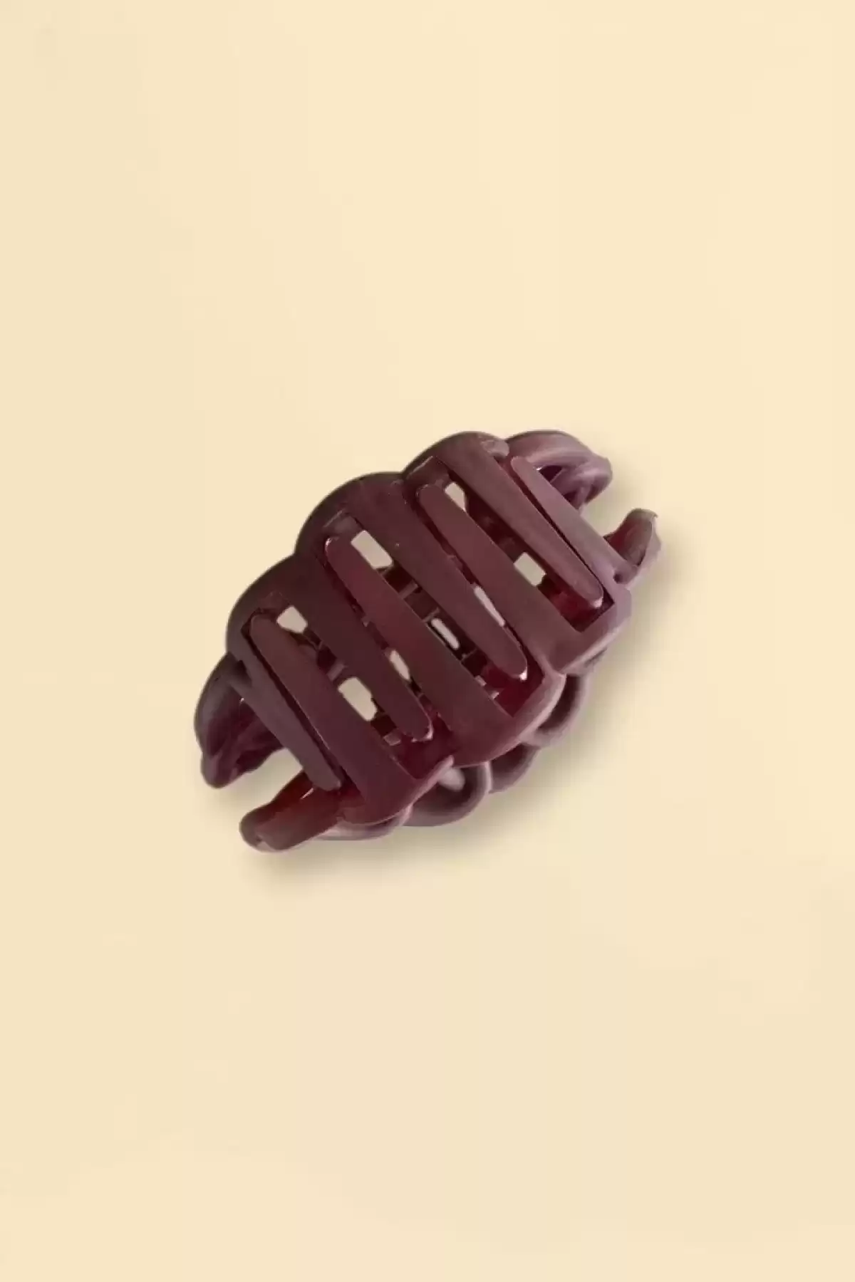 Bordo Renk Zincir Detaylı Mat Mandal Toka
