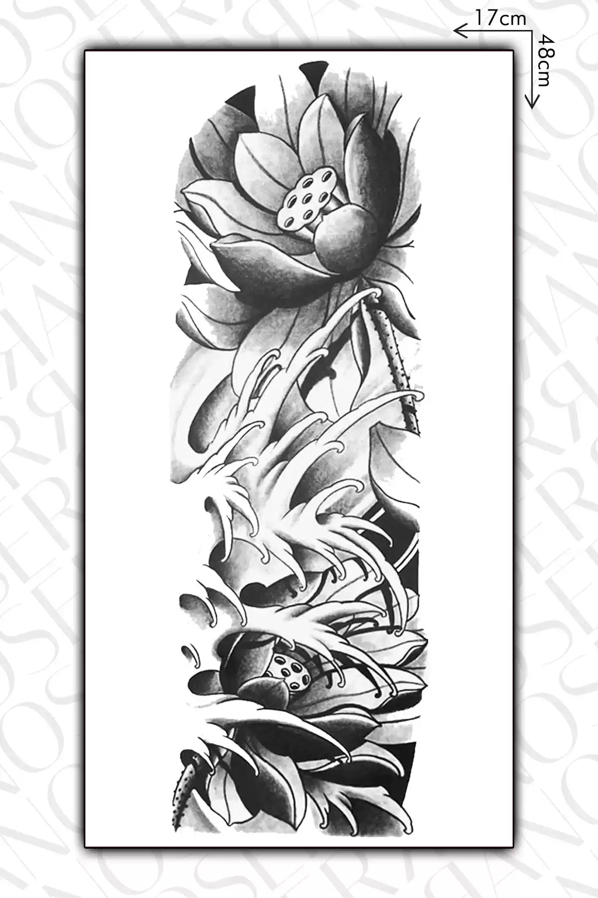 Geçici Çiçek Kol Dövme Tattoo