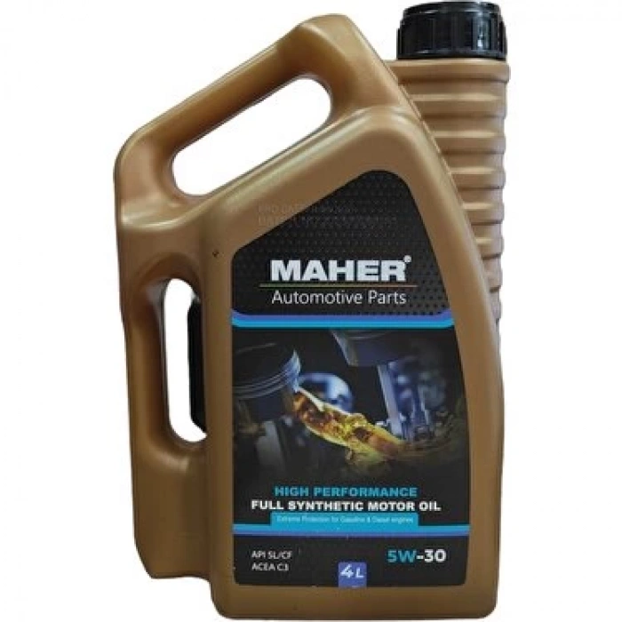 5W30 MOTOR YAĞI BENZİN-DİZEL MAHER 4LT.