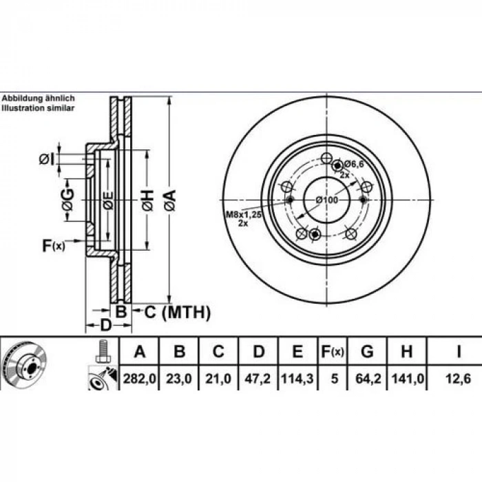 FREN DİSK TAKIM HONDA CİVİC 07-11/CRV 07-11 ÖN TAKIM HAVALI 282.5MM /5251-S7A-E10