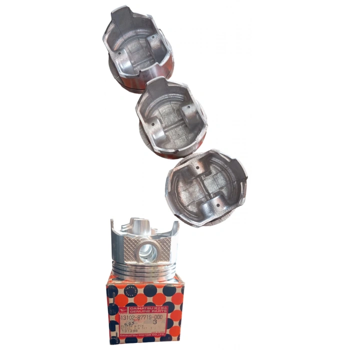 PİSTON TAKIMI DAİHATSU HİJET 88- ORJİNAL JAPON 0,25 ÖLÇÜ SEKMANSIZ /13102-87719