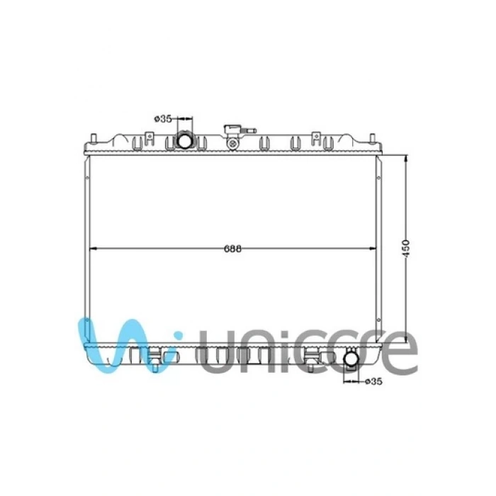 RADYATÖR SU DFM SUCCE 1.6 09-11 DÜZ VİTES /21410-2ZS00