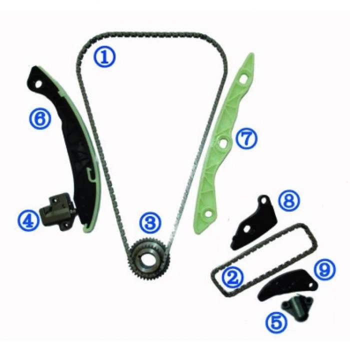 ZİNCİR SETİ MİTSUBİSHİ LANCER 2.0 08-12 /OUTLANDER 12-15 /İTAQİ