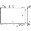 RADYATÖR SU MAZDA 626 MANUEL 87-91 /1,6-2,0 400X648 /F8C1-15-200