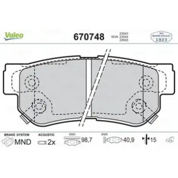 FREN BALATASI ARKA TAKIM HYUNDAİ ELANTRA 06-10 /SANTAFE 01-06/ TUCSON 04-08