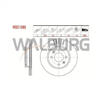 FREN DİSK TAKIM HYUNDAİ GETZ 02-09 1.3-1.4-1.5 CRDİ ÖN HAVALI /51712-1C050