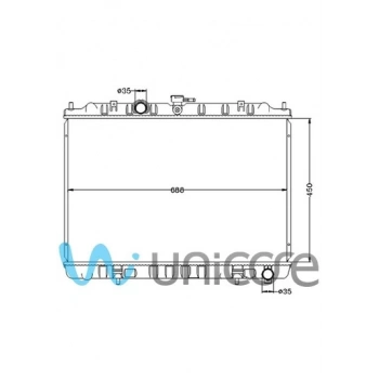 RADYATÖR SU DFM SUCCE 1.6 09-11 DÜZ VİTES /21410-2ZS00