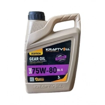 ŞANZIMAN VE DİŞLİ YAĞI 75W80 3LT. KRAFTVOLL