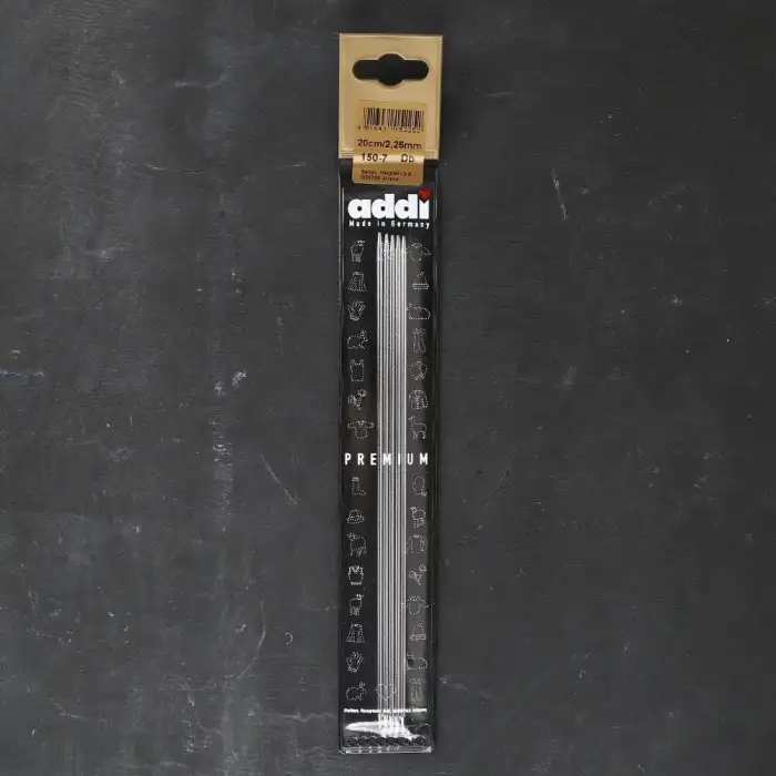 Addi 2,25mm 20cm Çelik Çorap Şişi - 150-7