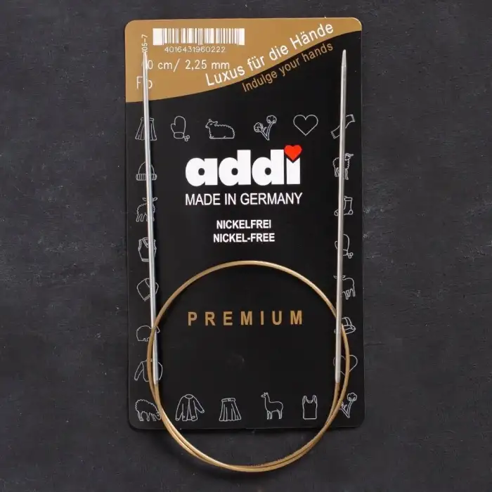 Addi 2,25mm 60cm Klasik Misinalı Şiş- 105-7