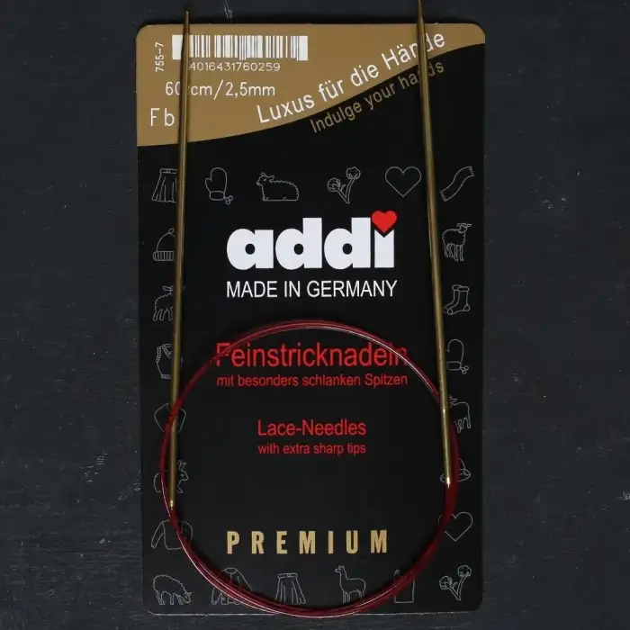 Addi 2,5mm 60cm Klasik Misinalı Dantel Şişi - 755-