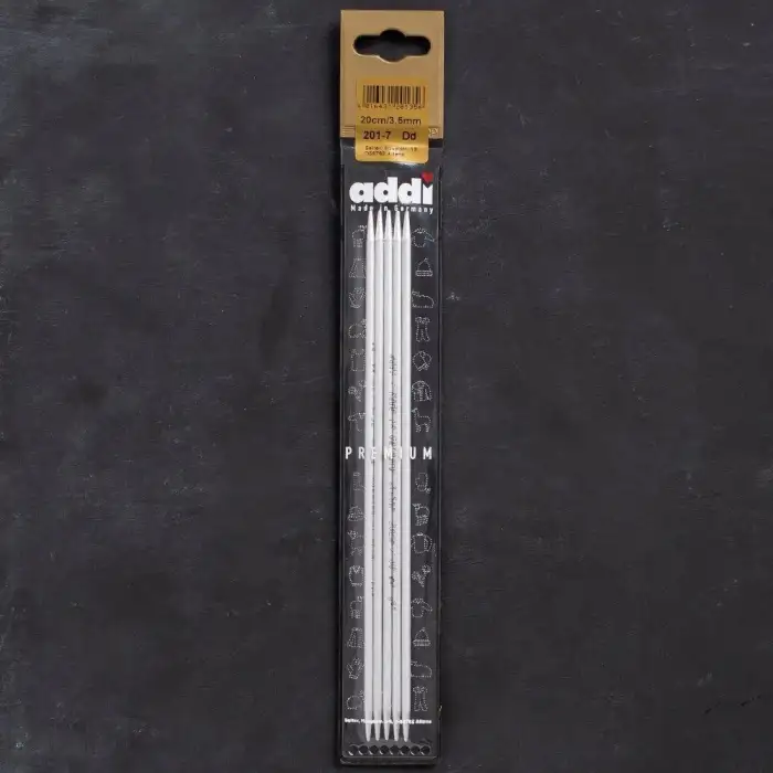 Addi 3,5mm 20cm 5 li Çorap Şişi - 201-7
