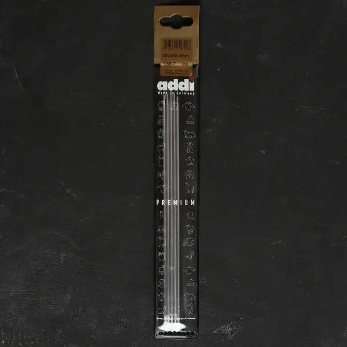 Addi 3mm 20cm Çelik Çorap Şişi - 150-7