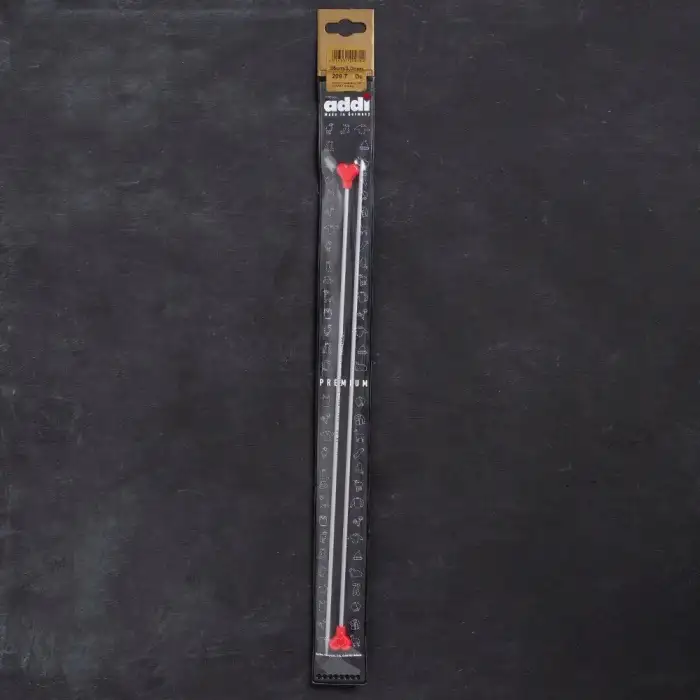 Addi Kalpli 3mm 35cm Klasik Alüminyum Örgü Şişi -