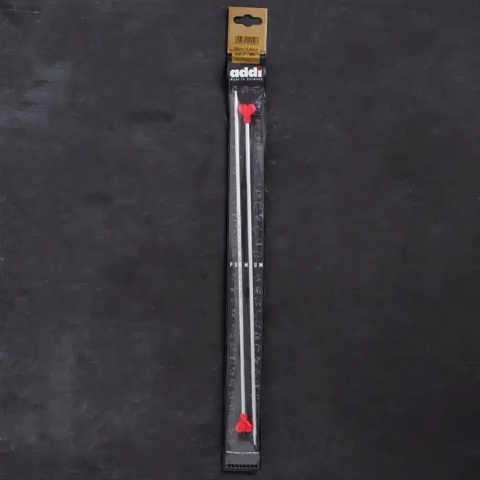 Addi Kalpli 4mm 35cm Klasik Alüminyum Örgü Şişi -