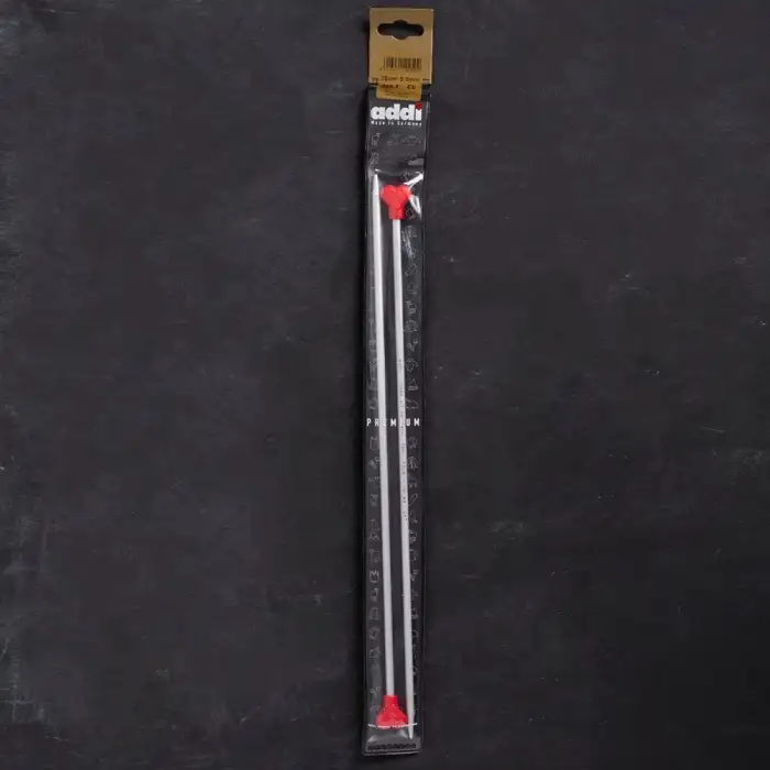 Addi Kalpli 5mm 35cm Klasik Alüminyum Örgü Şişi -