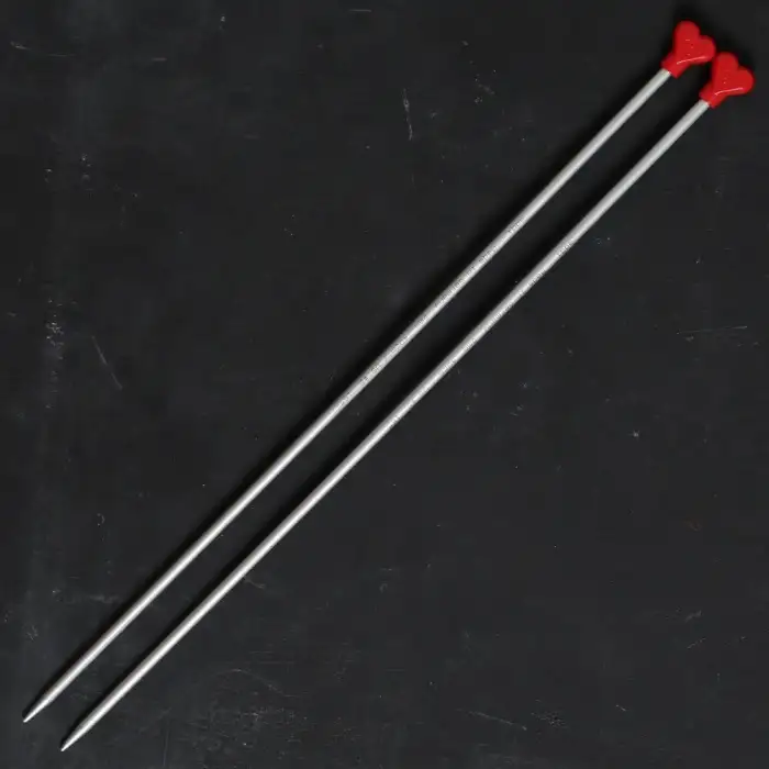 ADDI KALPLİ 5MM 40CM KLASİK ALÜMİNYUM ÖRGÜ ŞİŞİ -