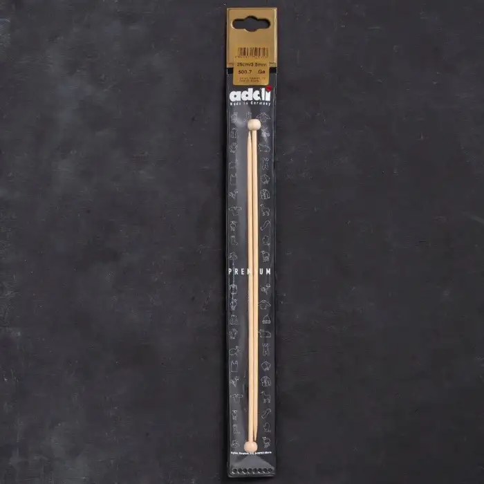 Addi Premium 3,5mm 25cm Bambu Örgü Şişi - 5007025-