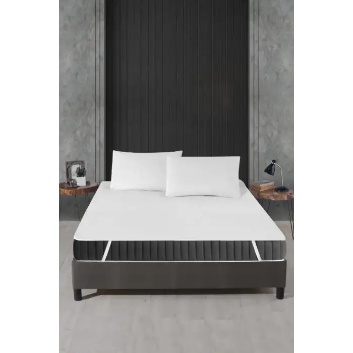 Alez Pamuklu Dört Köşe Lastik Yatak Koruyucu 160*200 cm