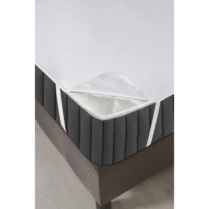 Alez Pamuklu Dört Köşe Lastik Yatak Koruyucu 160*200 cm