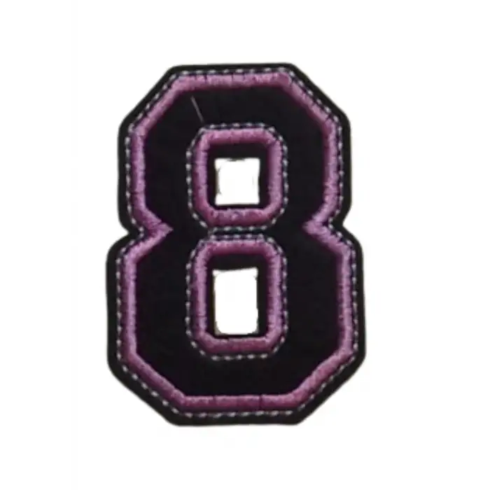Aplike Ütü İle Yapışan 8  Rakamı  Arma 3x4 cm