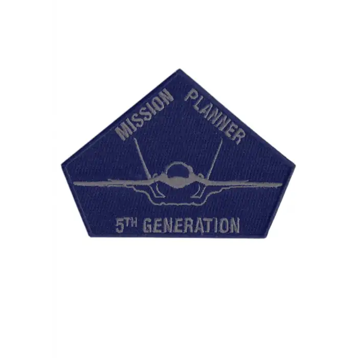 Aplike Ütü İle Yapışan Mission Planner Lacivert Arma 6 cm