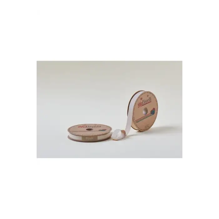 Biye Koton Katlı D18 Bej 2 cm 25 Metre %65 Koton %35 Polyester