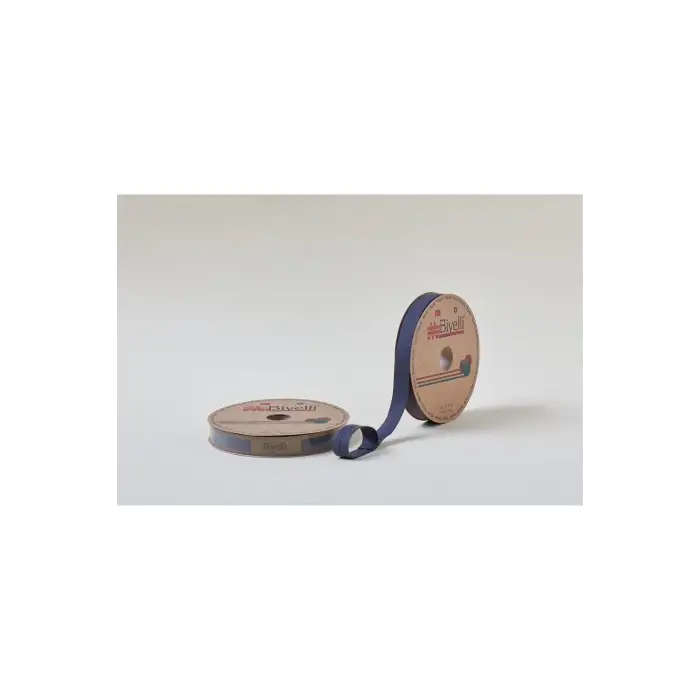 Biye Koton Katlı D39 Lacivert 2 cm 25 Metre %65 Koton %35 Polyester