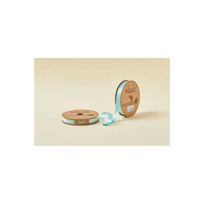 Biye Saten Katlı 010 Mint Yeşili 2 cm 25 Metre %100 Polyester