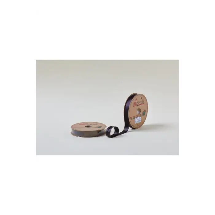 Biye Saten Katlı 023 Koyu Kahve 2 cm 25 Metre %100 Polyester