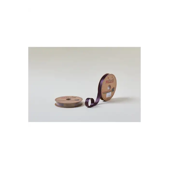 Biye Saten Katlı 040 Bordo 2 cm 25 Metre %100 Polyester