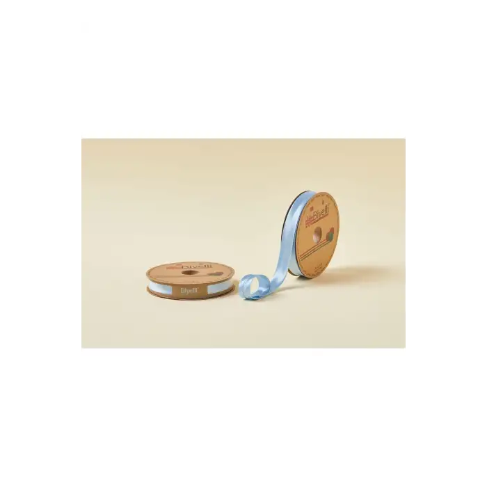 Biye Saten Katlı 069 Koyu Mavi 2 cm 25 Metre %100 Polyester