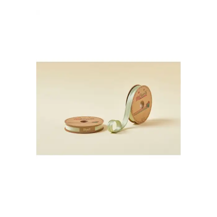 Biye Saten Katlı 094 Bambu 2 cm 25 Metre %100 Polyester