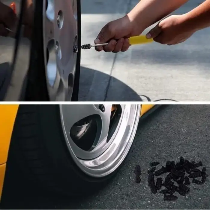 New 10 Adet Çok Amaçlı Kolay Kullanılabilir Araba Lastiği Tamir Kauçuğu
