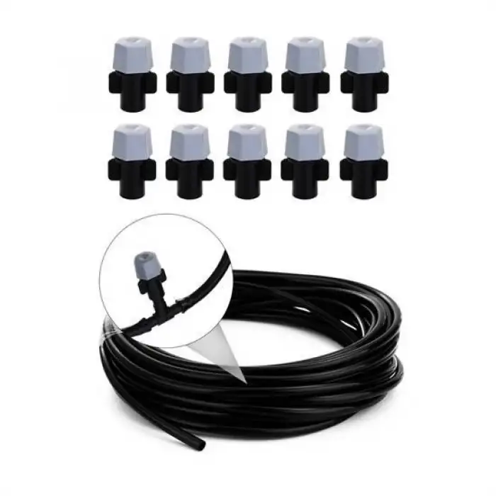 New 10 Metre Kendin Yap Balkon Veranda Çardak Kamelya Sulama Serinletme ve Nemlendirme Sistemi