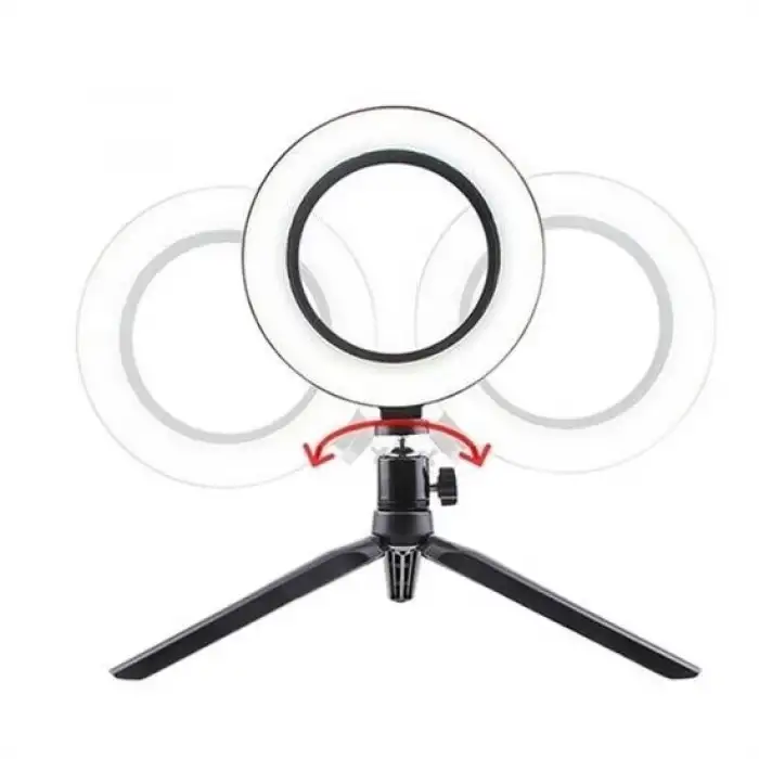 New 10inç 26cm Youtube Instagram Tiktok Selfie Stüdyo Video Fotoğraf Ring Light Tripod Led Hal