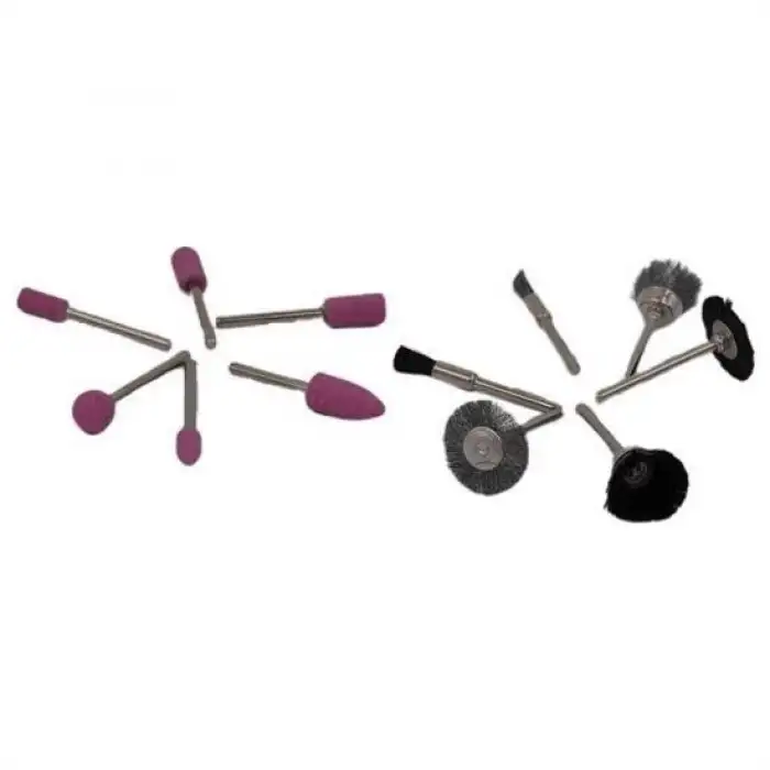 New 12li Kalıpçı Taşlama Uçları Seti Tel Fırça Gravür Uçları Seti