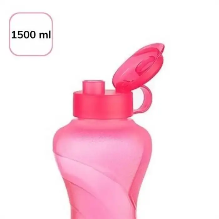 New 1500ML Kapasiteli Sporcu Tipi Suluk Pratik El Matarası