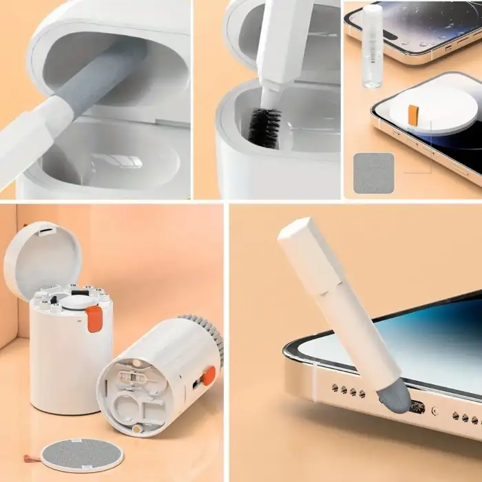 New 20 Parça Çok Fonksiyonlu Bilgisayar Temizleme Seti Klavye Cep Telefonu Kablosuz Kulaklık Temizleme Kalemi Toz Alma Multi Temizlik Kiti 20in1