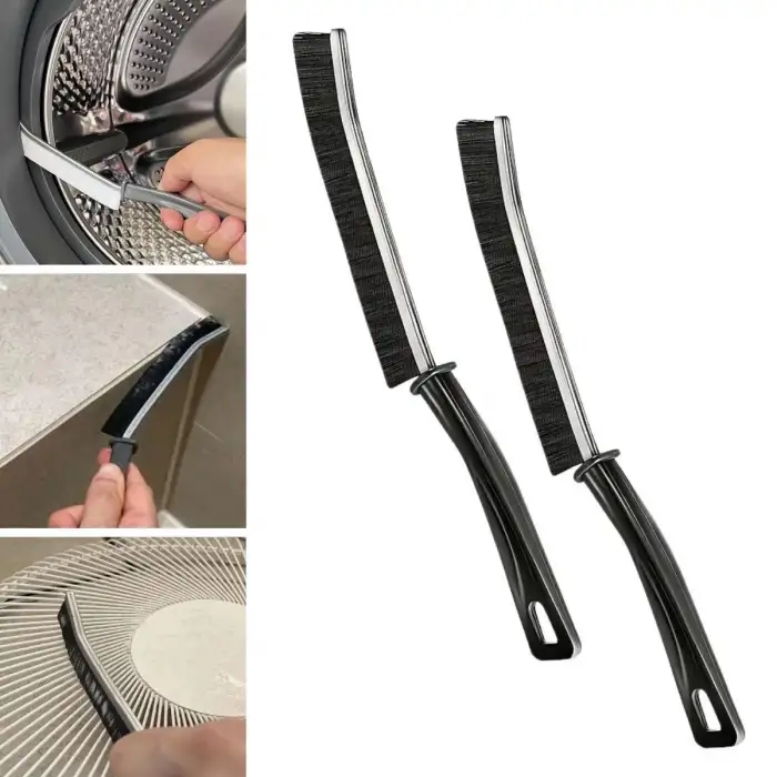 New 2li Çok Amaçlı Multi Ince Temizlik Fırçası Derz Arası Banyo Mutfak Lavabo Detay Temizleme Fırçası