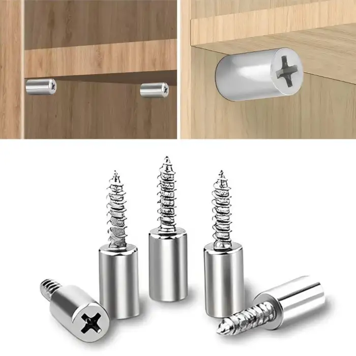 New 30 Adet Dayanıklı Metal Raf Tutucu Raf Pimi