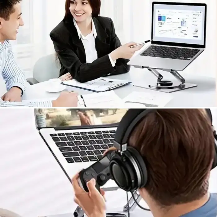 New 360 Derece Dönebilen Hava Aldıran Laptop Standı