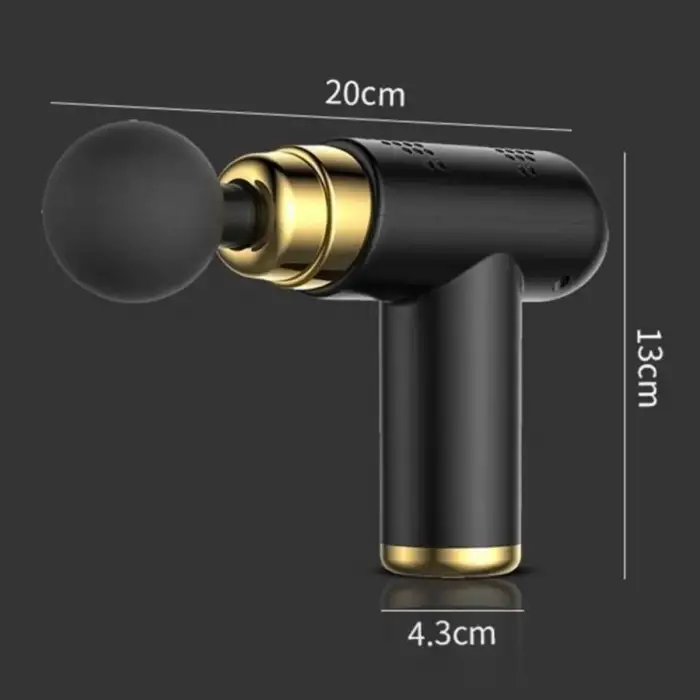 New 4 Başlıklı USB Şarj Olabilen Masaj Tabancası