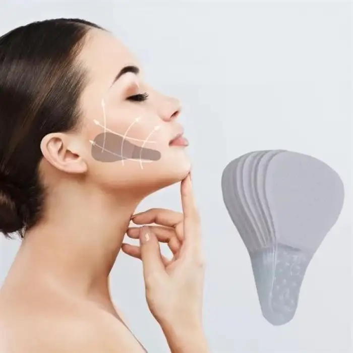 New 40 Adet Lastikli Yüz Kaş Göz Boyun Gerdirme Kaldırma Bantları