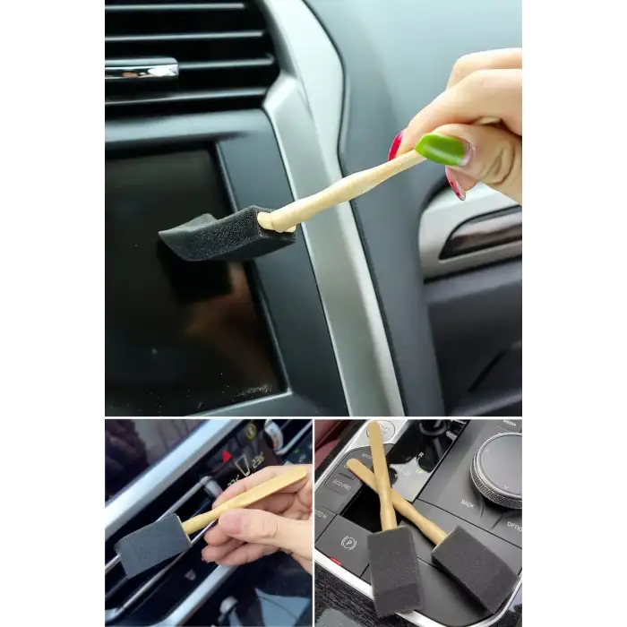 New 5li Araba Havalandırma Temizleme Fırçaları Klima Çıkışları,Toz Alma&Otomobil İçi Detaylı Mini Temizlik Aparatları