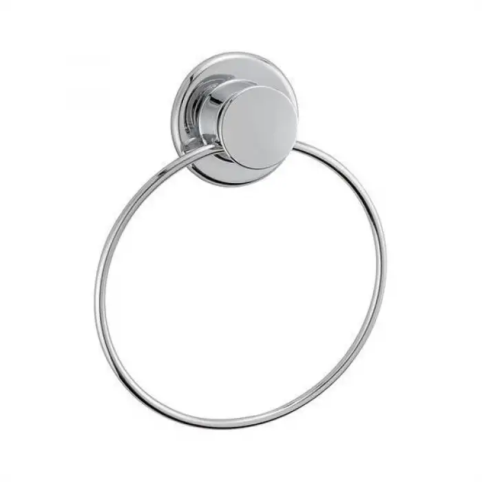 New Arkası Yapışkanlı Yuvarlak Metal Havluluk Askısı Aparatı
